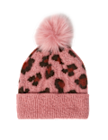 Kids' Leopard Print Beanie (6-13 Yrs)