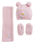 Kids' Peppa Pig&trade; Hat, Scarf and Mitten Set