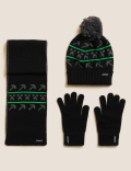 Kids' Minecraft™ Hat, Scarf and Glove Set