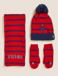 Kids' Spider-Man™ Hat, Scarf and Mitten Set (12 Mths - 6 Yrs)