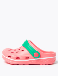 Kids' Contrast Strap Clogs
