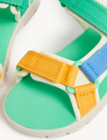 Kids' Colour Block Riptape Sandals