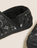Kids' Slip-on Gamer Slippers (13 Small - 7 Large)