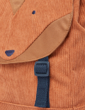 Kids’ Cord Fox Print Backpack
