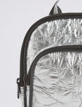 Metallic Star Pattern Mini School Backpack