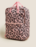Kids' Water Repellent Leopard School Backpack