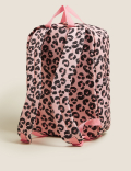Kids' Water Repellent Leopard School Backpack