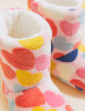 Kids' Heart Slipper Boots (4 Small - 6 Large)