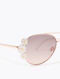 Kids' Daisy Aviator Sunglasses