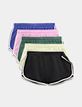 5 Pack Cotton Rich Runner Shorts (6-16 Yrs)