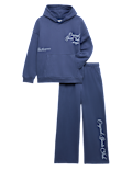 2pc Cotton Rich Hooded Top & Bottom Outfit (6-16 Yrs)