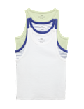 3 Pack Cotton Rich Vests (6-16 Yrs)