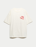 Pure Cotton Food Graphic T-Shirt (6-16 Yrs)