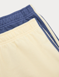 2pk Cotton Rich Runner Shorts (6-16 Yrs)