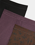 3 Pack Cotton Rich Print Leggings (6-16 Yrs)
