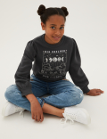 Cotton Cosmic Slogan Sweatshirt (6-16 Yrs)