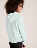 Cotton Lightning Bolt Sequin Hoodie