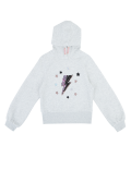 Cotton Lightning Bolt Sequin Hoodie