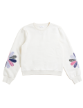 Cotton Rich Flower Patchwork Sweatshirt (6-16 Yrs)