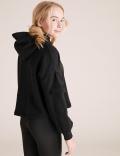Cotton Brooklyn Slogan Hoodie
