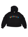 Cotton Brooklyn Slogan Hoodie