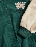 Pure Cotton Colour Block Bomber (6-16 Yrs)