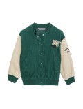 Pure Cotton Colour Block Bomber (6-16 Yrs)