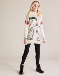 Snoopy&trade; Cotton Rich Longline Hoodie