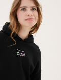 Cotton Rich Icon Slogan Hoodie (6-16 Yrs)