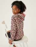 Cotton Rich Leopard Print Hoodie (6-16 Yrs)