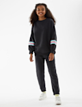 Cotton Rich Striped Sweatshirt (6-16 Yrs)