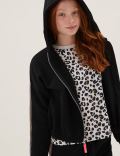 Side Stripe Zip Hoodie (6-16 Yrs)