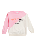 Cotton Rich New York Slogan Sweatshirt
