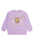 Cotton Limitless Lions Slogan Sweatshirt (6-16 Yrs)