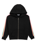 Cotton Rich Striped Hoodie