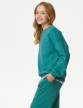 Cotton Rich Plain Sweatshirt (6-16 Yrs)