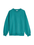 Cotton Rich Plain Sweatshirt (6-16 Yrs)