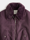 Stormwear&trade; Faux Fur Collared Bomber Jacket (6-16 Yrs)