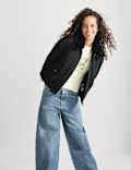 Stormwear&trade; Faux Fur Collared Bomber Jacket (6-16 Yrs)