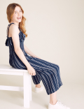 Striped Frill Jumpsuit (6-14 Yrs)