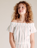 Striped Playsuit (6-14 Yrs)