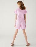 Denim Short Boilersuit