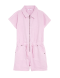 Denim Short Boilersuit