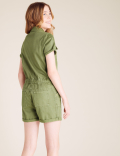 Cotton Short Boilersuit
