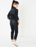 Denim Zip Front Boilersuit  (3-16 Yrs)