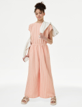 Cotton Rich Striped Jumpsuit (6-16 Yrs)