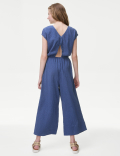 Cotton Rich Striped Jumpsuit (6-16 Yrs)