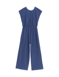 Cotton Rich Striped Jumpsuit (6-16 Yrs)