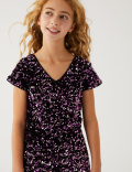 Sequin Jumpsuit  (6 -16 Yrs)