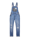 Denim Patchwork Dungarees (6-16 Yrs)